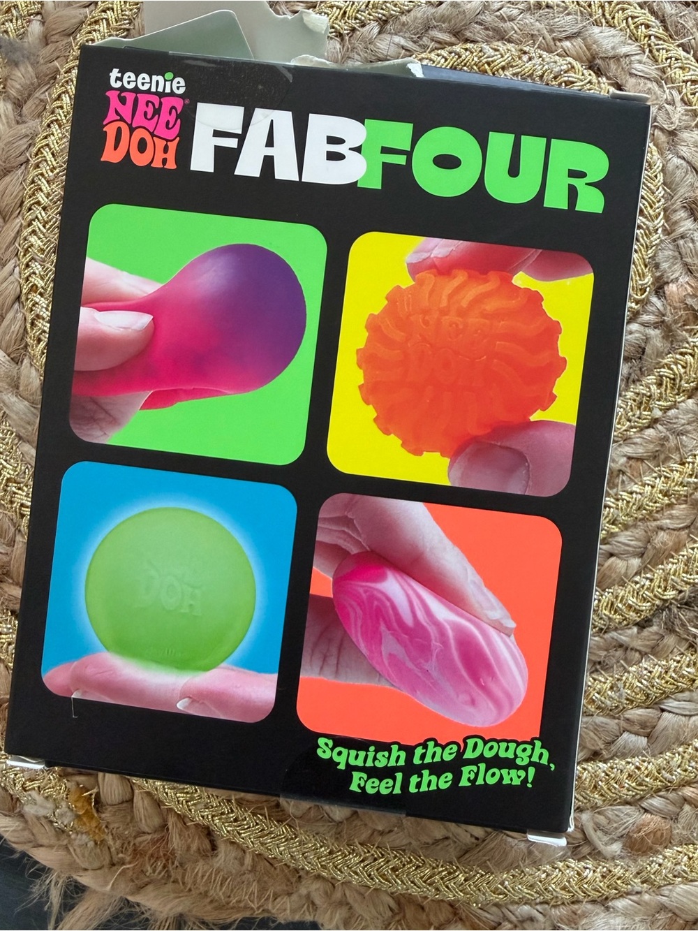 Fab Four Kids Sensory Squish Toy Set - Multicolor